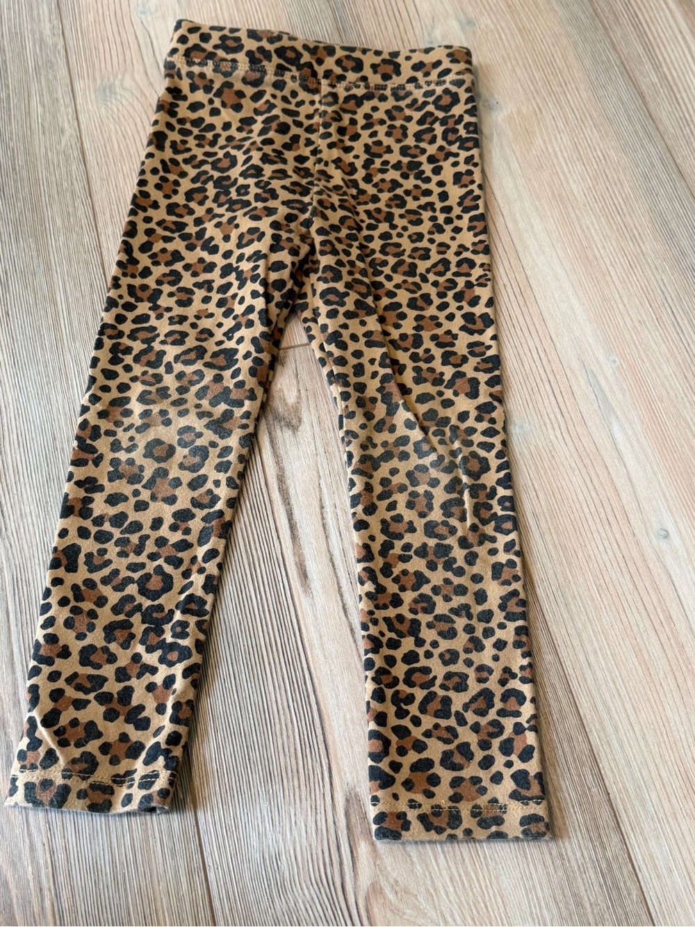 Crewcuts Kids Leopard Print Leggings - Tan & Black